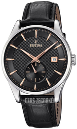 Festina Retro Czarny/Skóra Ø41 mm F20277-4