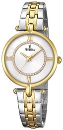 Festina Mademoiselle Srebrny/Stal w odcieniu złota Ø29 mm F20316-1