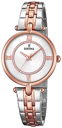 Festina Mademoiselle Srebrny/Stal w kolorze różowego złota Ø29 mm F20316-2
