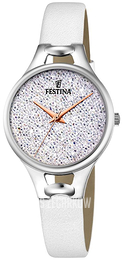 Festina Mademoiselle Zestaw kryształów/Skóra Ø32 mm F20334-1