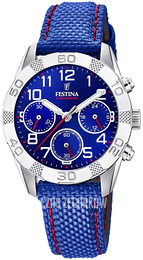 Festina Niebieski/Skóra Ø36 mm F20346-2