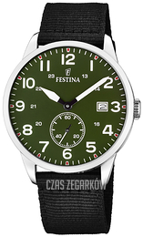 Festina Retro Zielony/Tkanina Ø42 mm F20347-2