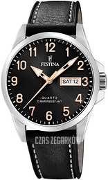 Festina Classic Czarny/Skóra Ø41 mm F20358-D