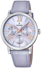 Festina Multifunction Purpurowy/Skóra Ø37 mm F20415-3