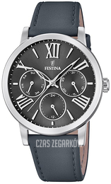 Festina Multifunction Czarny/Skóra Ø37 mm F20415-4