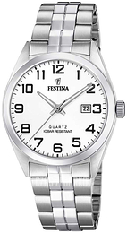 Festina Classic Biały/Stal Ø40 mm F20437-1