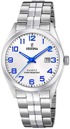 Festina Srebrny/Stal Ø40 mm F20437-2