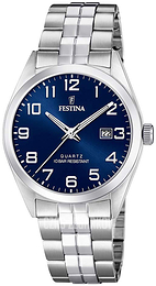 Festina Classic Niebieski/Stal Ø40 mm F20437-3