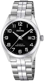 Festina Classic Czarny/Stal Ø40 mm F20437-4
