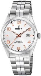 Festina Srebrny/Stal Ø40 mm F20437-6