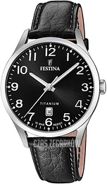 Festina Czarny/Skóra Ø40 mm F20467-3