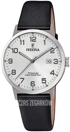 Festina Srebrny/Skóra Ø41 mm F20471-1
