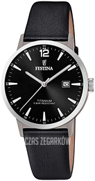 Festina Czarny/Skóra Ø41 mm F20471-3