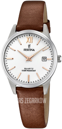 Festina Classic Biały/Skóra Ø30.8 mm F20510-2