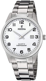 Festina Classic Biały/Stal Ø39.5 mm F20511-1