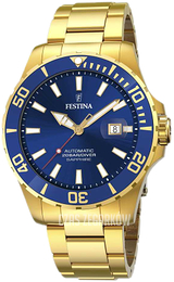 Festina Diver Niebieski/Stal w odcieniu złota Ø44 mm F20533-1