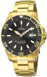 Festina Diver Czarny/Stal w odcieniu złota Ø44 mm F20533-2