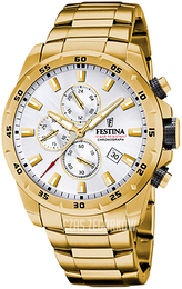 Festina Chrono Bike Srebrny/Stal w odcieniu złota Ø45.5 mm F20541-1