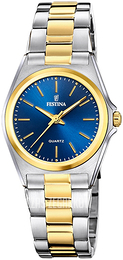 Festina Classic Niebieski/Stal w odcieniu złota Ø31 mm F20556-4