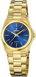 Festina Classic Niebieski/Stal w odcieniu złota Ø31 mm F20557-4