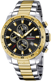 Festina Sport Czarny/Stal w odcieniu złota Ø45.5 mm F20562-4