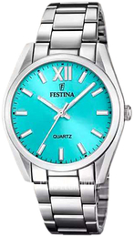 Festina Boyfriend Turkusowy/Stal Ø36.8 mm F20622-D