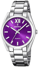 Festina Boyfriend Purpurowy/Stal Ø36.8 mm F20622-F