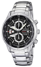 Festina Czarny/Stal Ø44 mm F6823-3