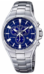 Festina Niebieski/Stal Ø44 mm F6834-3