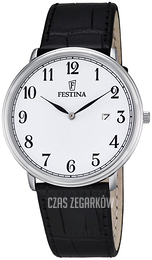 Festina Biały/Skóra Ø41 mm F6839-1