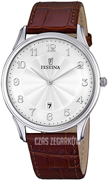 Festina Classic Srebrny/Skóra Ø41 mm F6851-1