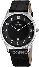 Festina Classic Czarny/Skóra Ø41 mm F6851-4