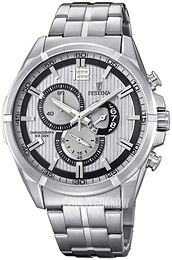 Festina Sport Srebrny/Stal Ø45 mm F6865-1