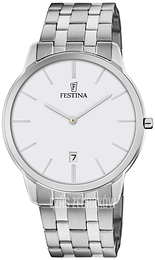 Festina Biały/Stal Ø31 mm F6868-1