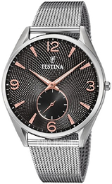 Festina Retro Szary/Stal Ø42 mm F6869-3