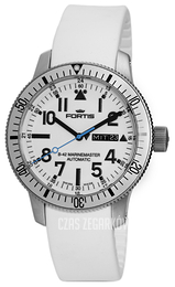 Fortis B-42 Marinemaster Biały/Guma Ø42 mm 647.11.42.Si02