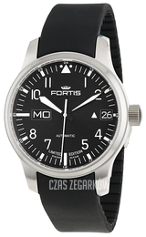 Fortis F-43 Czarny/Guma Ø43 mm 700.10.81.K