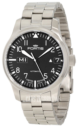 Fortis F-43 Czarny/Stal Ø43 mm 700.10.81.M