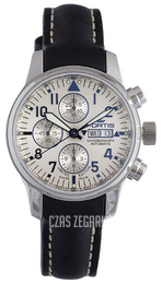 Fortis F-43 Beżowy/Skóra Ø43 mm 701.20.92.L01