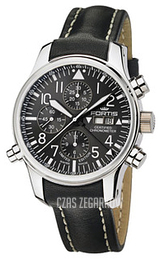 Fortis F-43 Czarny/Skóra Ø43 mm 702.10.81.L01