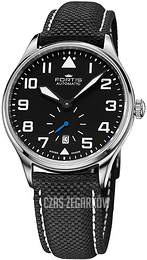 Fortis Pilot Classic Czarny/Skóra Ø40 mm F6420004