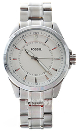 Fossil Biały/Stal Ø45 mm AM4411