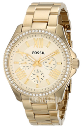 Fossil Cecile Żółte złoto/Stal w odcieniu złota Ø40 mm AM4482