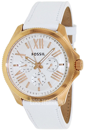 Fossil Cecile Biały/Skóra Ø40 mm AM4486