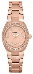 Fossil Serena Różowe złoto/Stal w kolorze różowego złota Ø28 mm AM4508