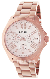 Fossil Cecile Zloty/Stal w kolorze różowego złota Ø40 mm AM4511