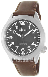 Fossil Aeroflite Czarny/Skóra Ø44 mm AM4512