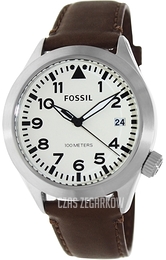Fossil Beżowy/Skóra Ø44 mm AM4514