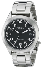 Fossil Aeroflite Czarny/Stal Ø44 mm AM4562