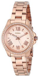Fossil Cecile Różowe złoto/Stal w kolorze różowego złota Ø29 mm AM4578